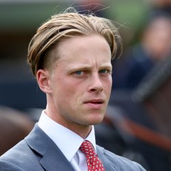 Ollie Sangster - trainer 
Sandown 30.8.25
Pic Dan Abraham-focusonracing.com